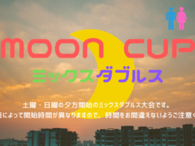 moon650×330 280x210 - 🚹🚺「Moon Cup」ミックスダブルス（土・日）